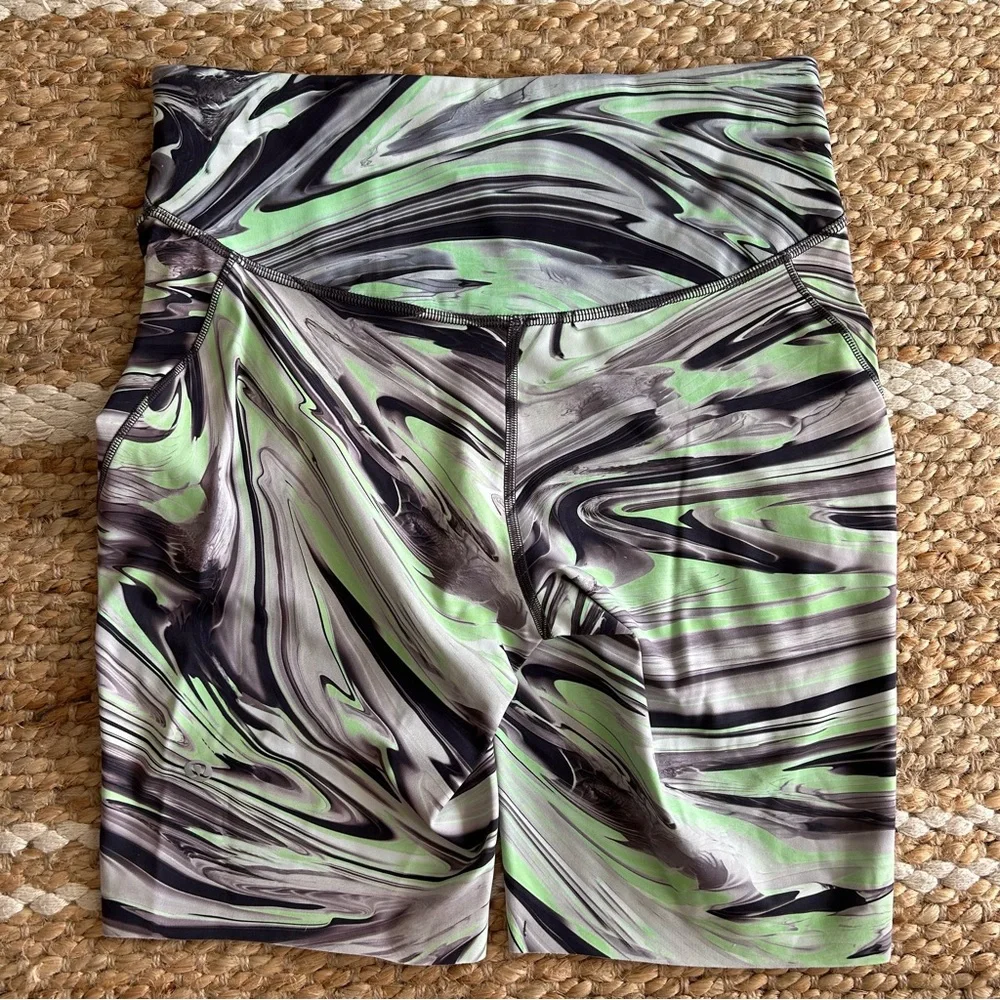 Lululemon Base Pace High-Rise Short 8" Paint Glide Warp Multi - Picture 3 of 13